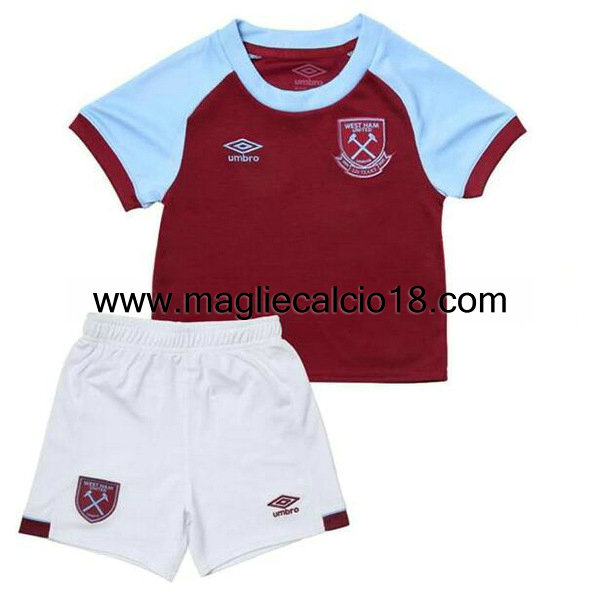 prima maglia west ham united bambino 2020-2021